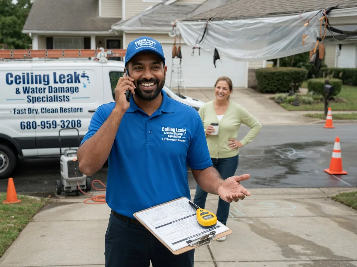 Ceiling Leak Cleanup Bartlett, TX FAQs